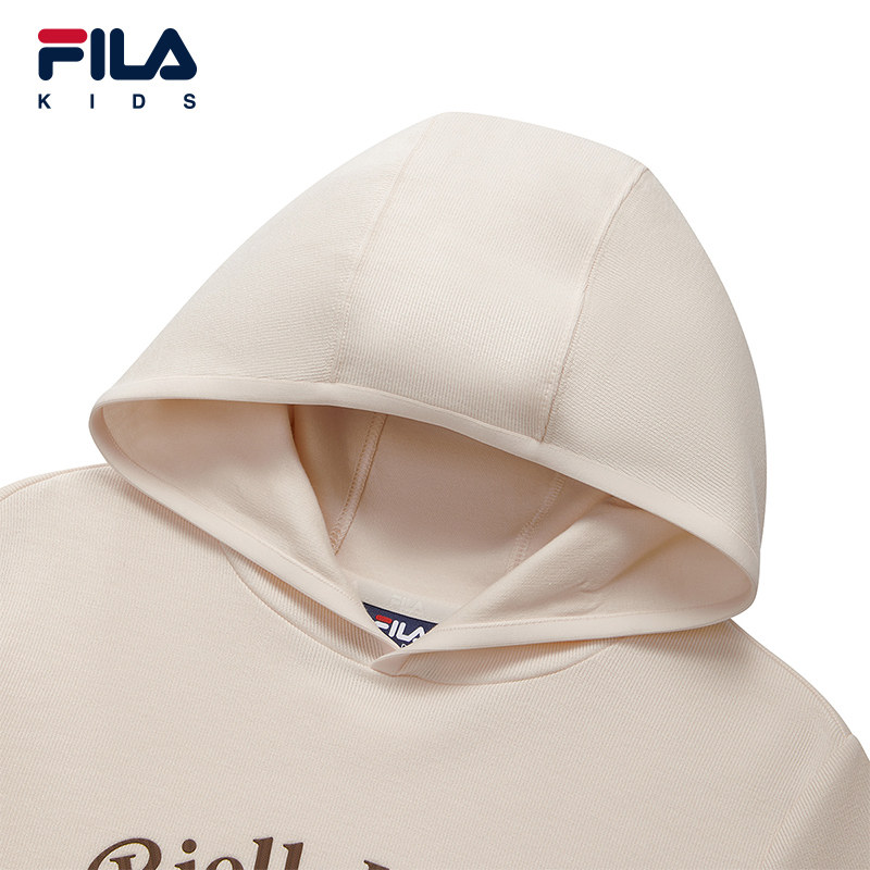 FILA KIDS斐乐童装男大童卫衣2026春季新款儿童休闲舒适连帽上衣,淘宝优惠券,粉丝福利购,淘宝优惠卷
