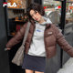 短款面包服FILA斐乐羽绒服女2025冬新款美拉德风休闲保暖运动外套