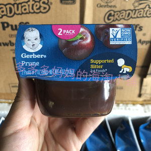 海淘 美国嘉宝果泥1段2段果蔬泥西梅泥 宝宝辅食泥蔬菜泥肉泥水果