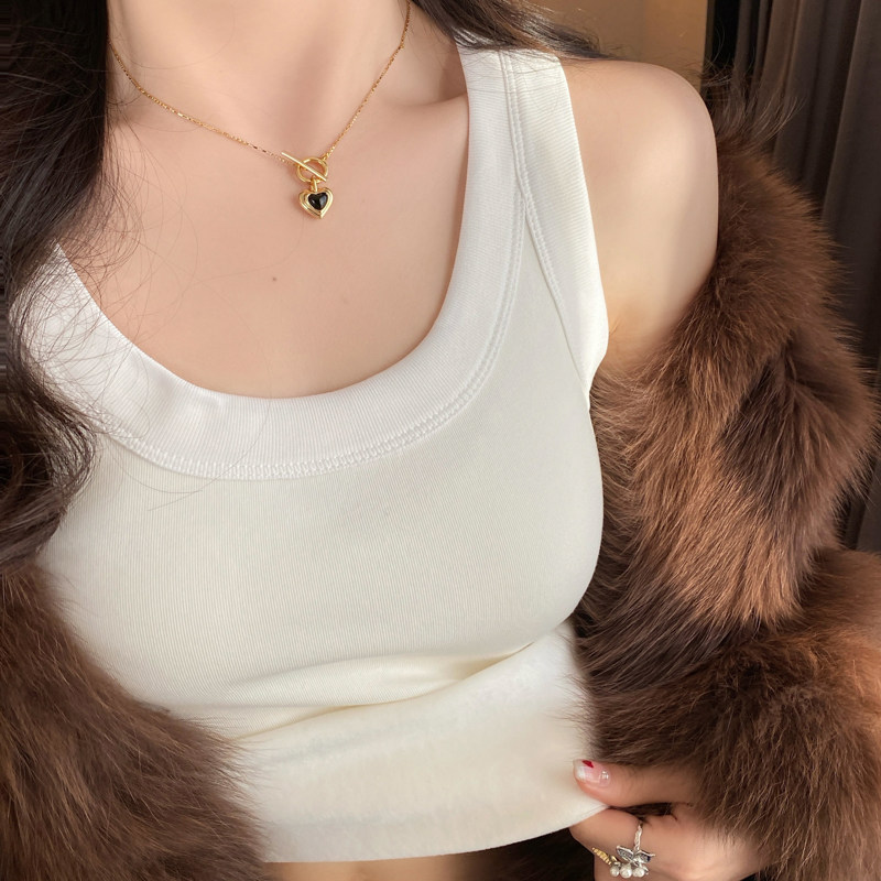 加绒德绒吊带背心女内搭2025秋冬新款内衣内搭一体绒打底保暖上衣,淘宝优惠券,粉丝福利购,淘宝优惠卷