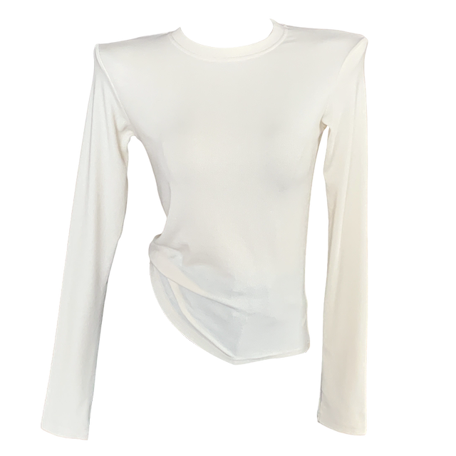 Long-sleeved bottoming shirt for women, high-end top