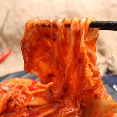 正宗东北大妈辣白菜泡菜500g延边特产韩国韩式辣白菜朝鲜咸菜酱菜 - 图2