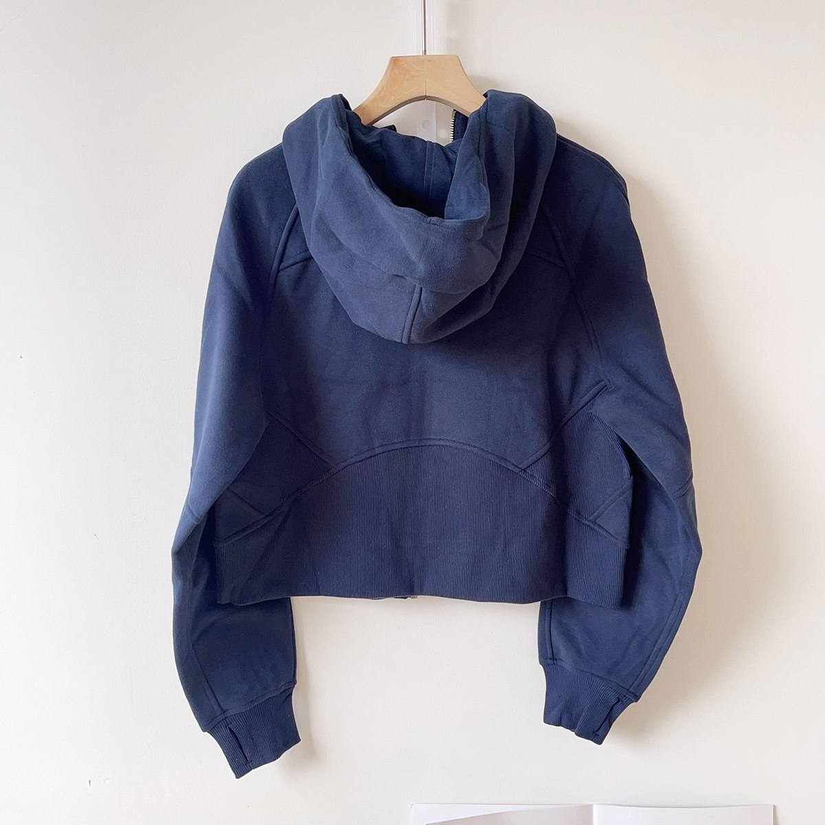 Scuba 女士超宽松款拉链连帽衫 加绒加厚短款休闲运动卫衣外套,淘宝优惠券,粉丝福利购,淘宝优惠卷