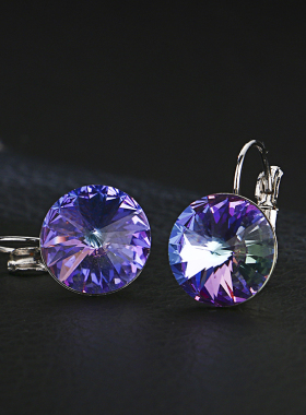 雪花闪亮简约风防过敏奥地利水晶