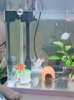 手作卡通玻璃造景卡通鱼缸