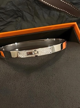 高版本kelly猪鼻子半钻H家手镯