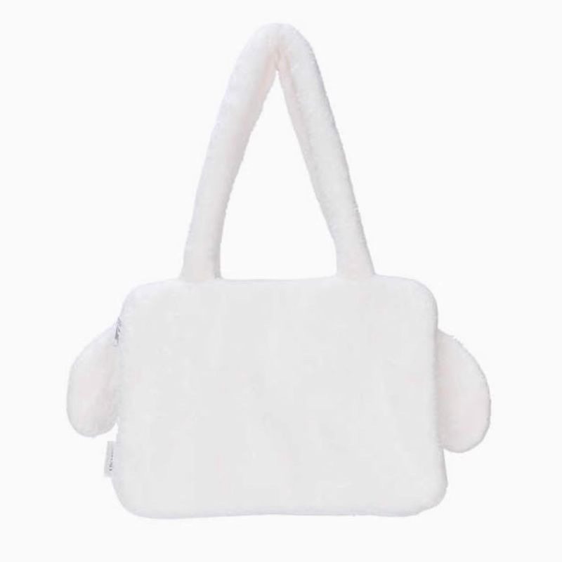 日系平板收纳包学生毛绒线条小狗手提包笔记本电脑包补习单肩包女,淘宝优惠券,粉丝福利购,淘宝优惠卷