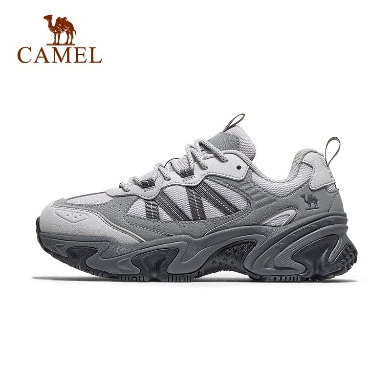 Camel骆驼星尘运动鞋2025秋季新款黑色复古休闲鞋防滑厚底老爹鞋,淘宝优惠券,粉丝福利购,淘宝优惠卷