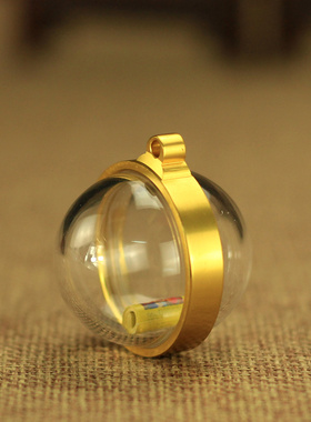 吊坠透明可打开尼泊尔随身佛牌