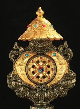 工艺密宗总集尼泊尔合金摆件