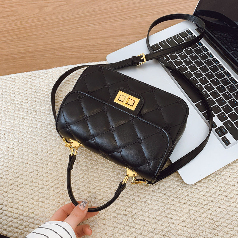 迷你手拎小方包菱格女包包2025新款时尚小香风单肩韩版百搭斜挎包,淘宝优惠券,粉丝福利购,淘宝优惠卷