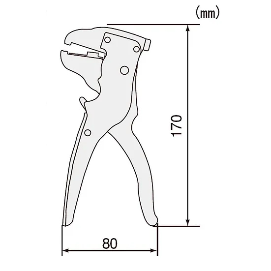 日本工程师ENGINEER自调式可设长度剥线钳扁圆线剥皮工具PA-30 - 图2