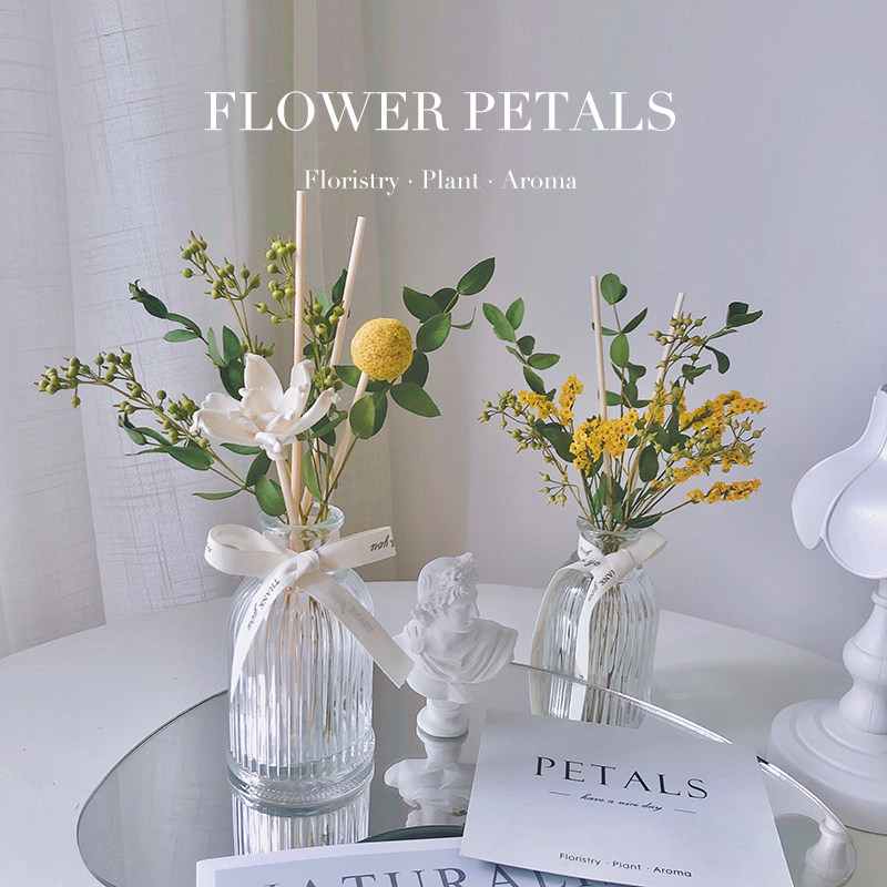 干花无火香薰家用室内栀子花无人区玫瑰扩香持久家居摆件香氛精油 花瓣flower Petals 淘优券
