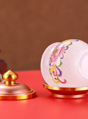 新款白玉供水杯家用供佛水杯