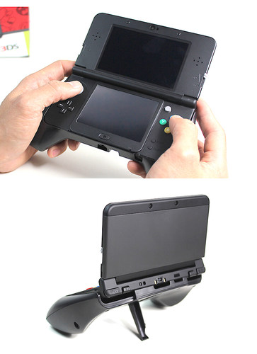 包邮 新老款New 3DS 3DSLL握把 游戏手把 支架 手柄托架 专用配件 - 图1