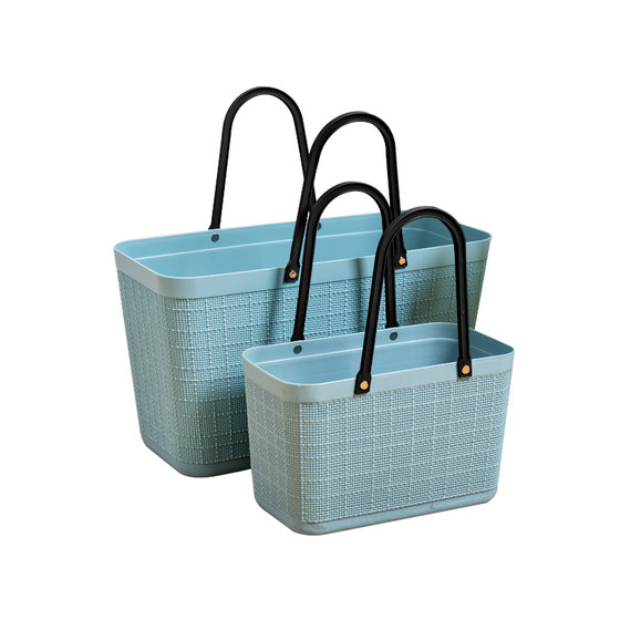 Basket weaving supermarket shopping basket storage basket