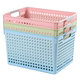 Thickened rectangular plastic storage basket