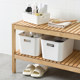 Storage Basket Plastic Frame Organizing Box Desktop