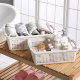 Storage Basket Plastic Desktop Basket Snack Kindergarten Classification