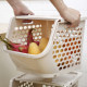 Plastic fruit and vegetable children's toy storage rack