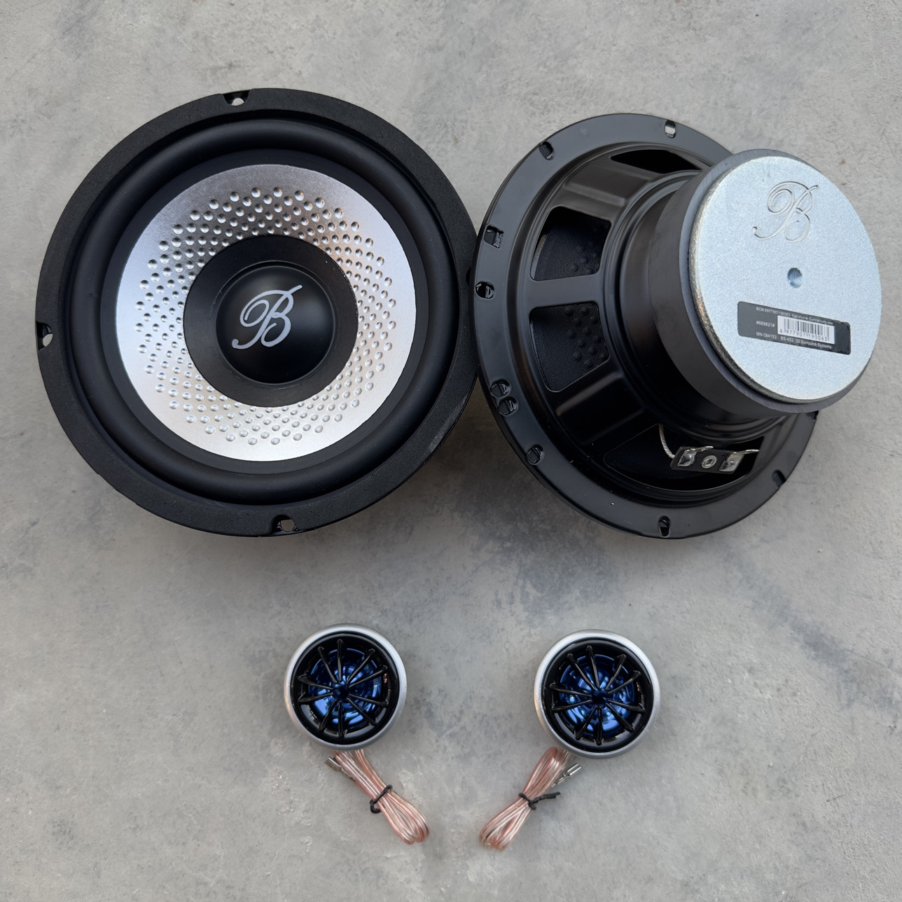 宝华柏林之声二手音响6.5寸高中低音拆车家用车载改装喇叭扬声器
