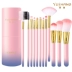 Sơ cấp Makeup Brush Set Animal Hair Makeup Tool Complete Eye Shadow Brush Lông mày Brush Blush Powder Brush Net Red - Các công cụ làm đẹp khác