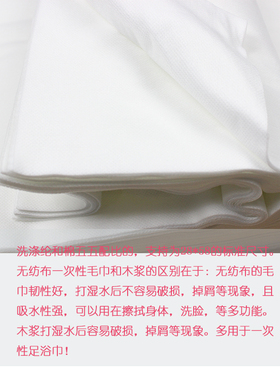 一次性无纺布身体护理用具洗脸巾