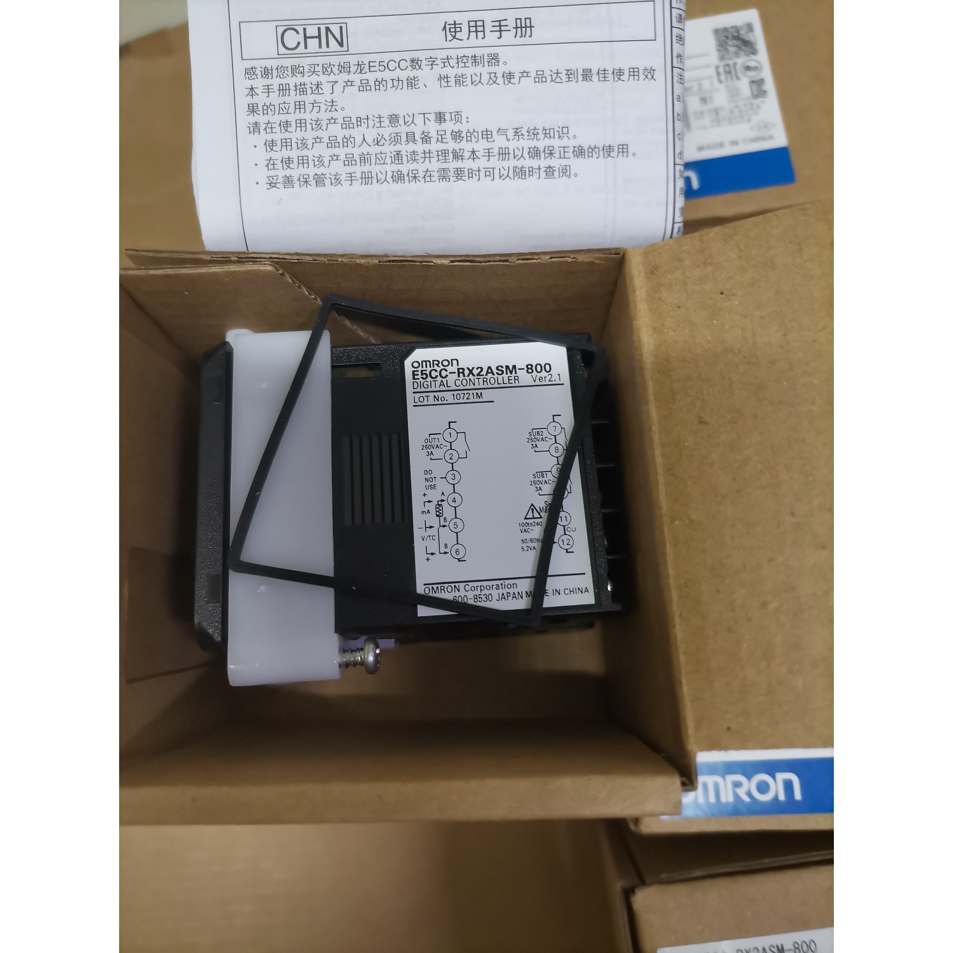 E5CC-RX2ASM-800欧姆龙温控器全新原装正品,里外 - 图0