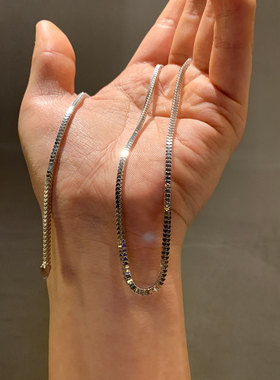 MUSEDEN纯银蛇骨链男女同款