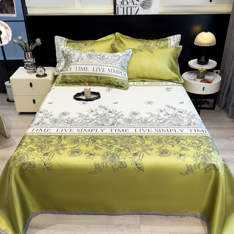 夏季新款冰丝凉席三件套双人床可水洗折叠式可机洗单人空调软席子