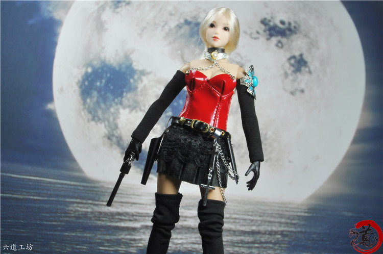 【现货】1/6 女兵人夜光盔甲项环项圈项链TBLeague phicen ob六分 - 图2