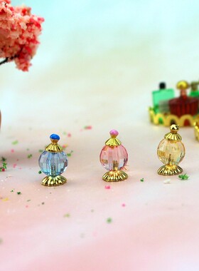 树脂娃娃屋迷你香水瓶可拆开