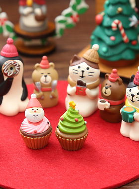 日式风狂欢decole睡姿雪橇小摆件