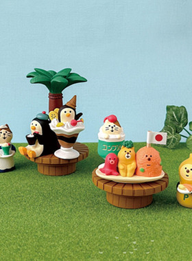 树脂日式桌面卡通摆件