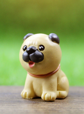 多肉绿植微景观配饰世界柯基名犬