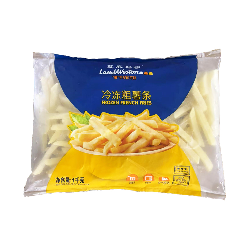 蓝威斯顿冷冻粗薯条1kg新鲜裹粉薯条油炸小吃空气炸锅食材半成品 - 图3