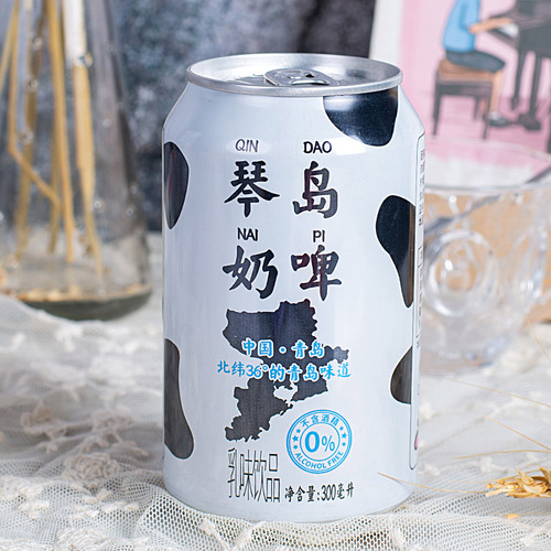 新希望琴牌鲜奶啤300ml易拉罐装乳制饮品风味乳酸菌饮料