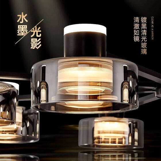 Italian living room lamp, light luxury chandelier, modern hall main lamp, Zhongshan lamps 2025 new simple restaurant lamp M