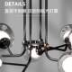 Living room lamp chandelier 2025 new Italian style minimalist high-end room lamp molecular lamp hall main lamp Magic Bean A