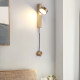 Designer creative personality rotating LED wall lamp Nordic simple modern hotel corridor bedroom bedside reading lamp