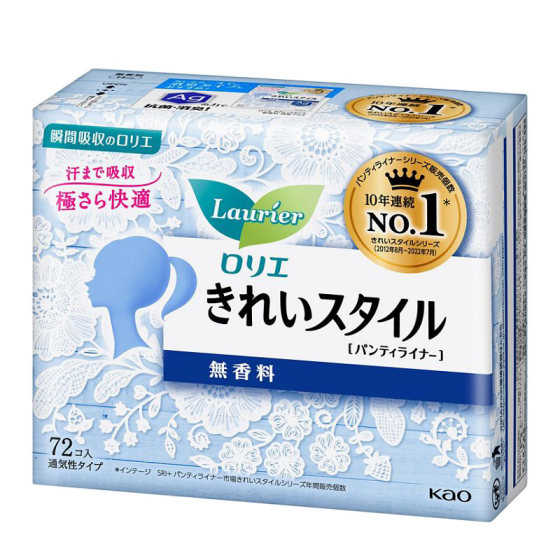 Kao sanitary pads without fluorescent agent 14cm 72 pieces