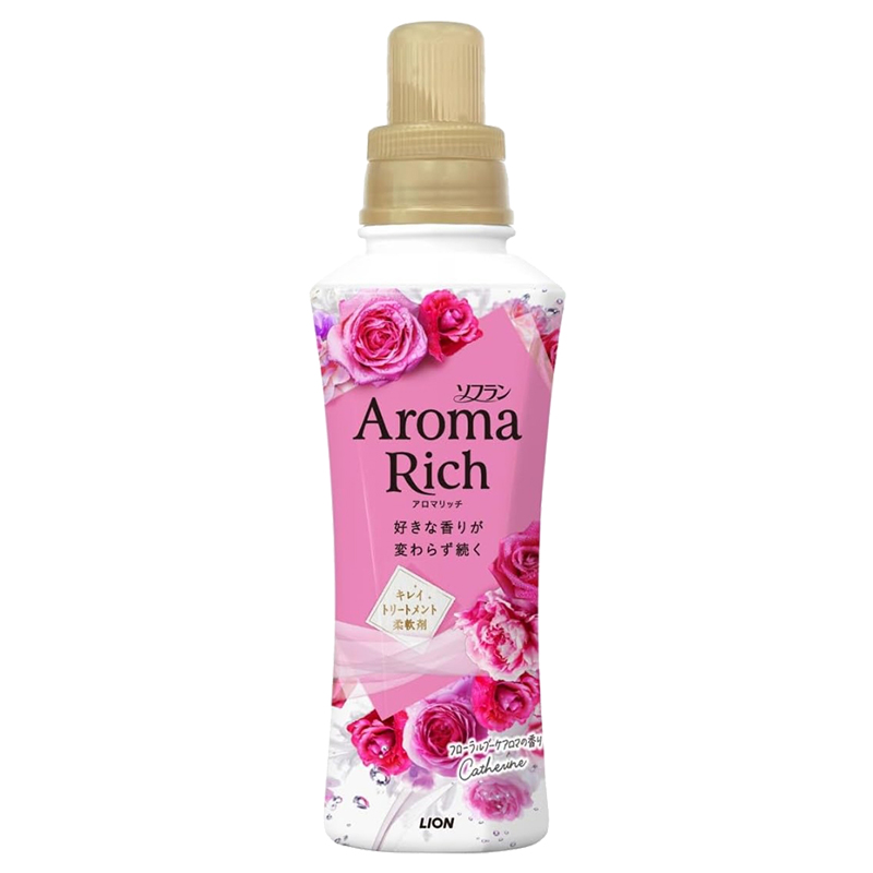 日本进口LION狮王Aroma Rich衣物柔顺剂香薰持久留香防静电480ml - 图3