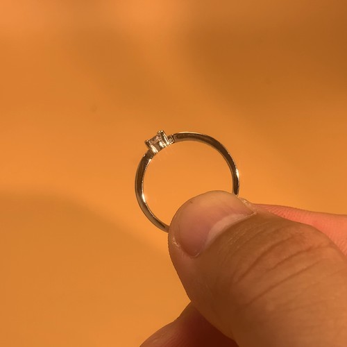 S925纯银四爪女款莫桑仿真钻石戒食指结婚戒微镶锆石戒指气质银饰 - 图0