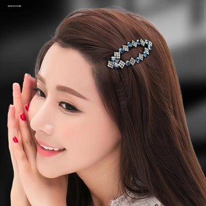 韩式闪亮晶晶大发夹网红可爱水钻发卡满钻bb夹侧边夹刘海夹一字夹