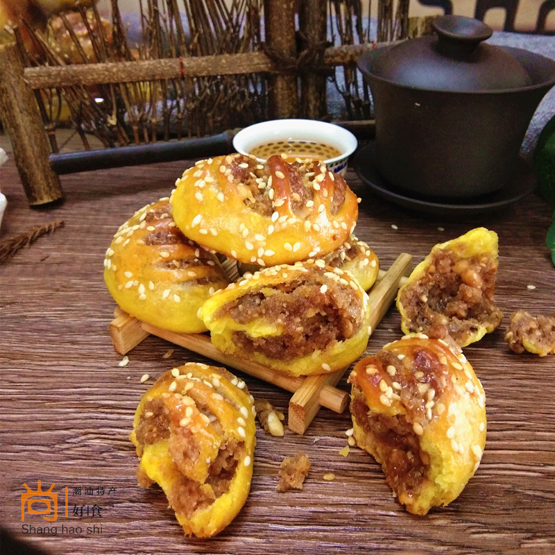 佛手饼椒盐饼咸广东潮汕特产特色小吃糕点手工胡月饼包邮潮州美食 - 小编推荐 - WePost 全民代运 - 马来西亚中国淘宝代运与集运专家