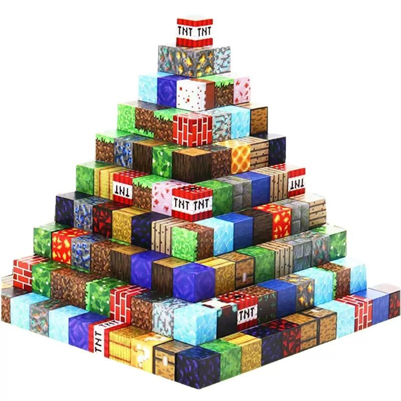 我的世界磁力方块全套正版女男孩拼图儿童益智拼装铁磁吸积木玩具,淘宝优惠券,粉丝福利购,淘宝优惠卷