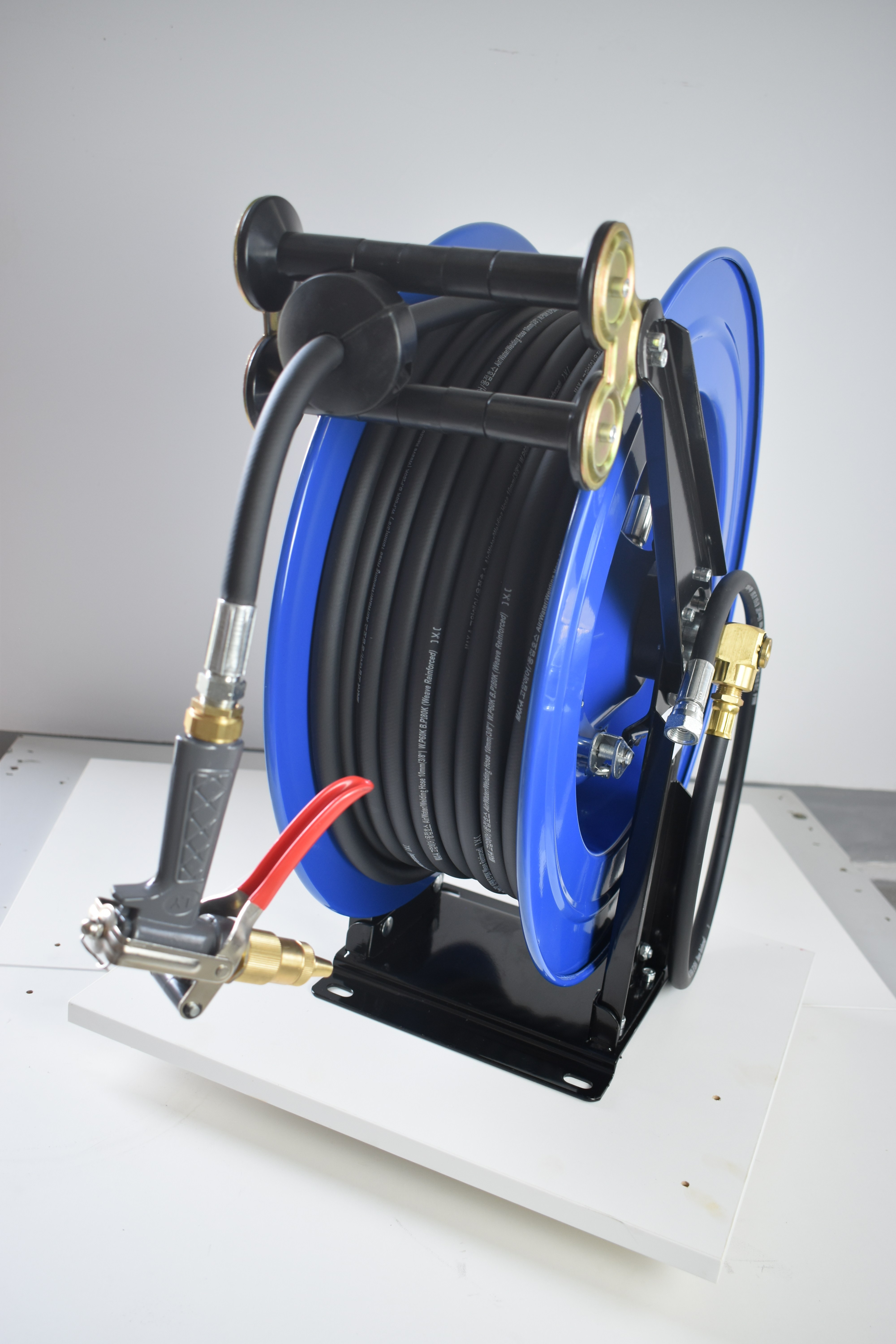 自动伸缩卷管器 30米工业弹簧收转水鼓 宝润佳大流量高压气管卷盘,淘宝优惠券,粉丝福利购,淘宝优惠卷