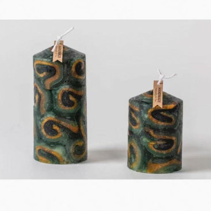 中古复古风欧式风格手工装饰圆柱大蜡烛浪漫餐桌茶几桌面香薰饰品,淘宝优惠券,粉丝福利购,淘宝优惠卷