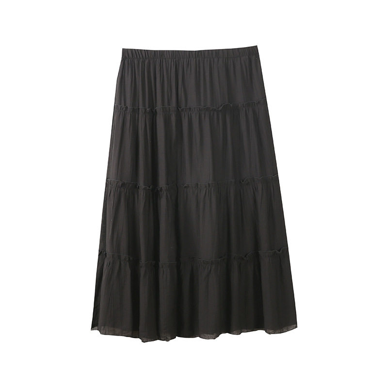 2024夏季新款初恋小清新大码白色半身裙长款胖mm洋气减龄蛋糕裙子,淘宝优惠券,粉丝福利购,淘宝优惠卷