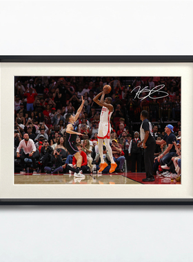NBA篮球火箭杜兰特挂画相框摆台球迷周边海报礼物照片墙装饰画